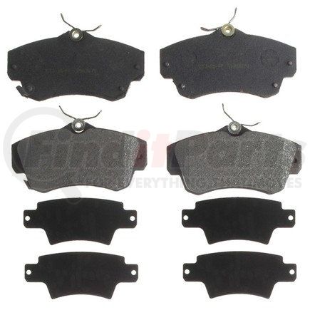 14D841M by ACDELCO - Semi-Metallic Front Disc Brake Pad Set with Wear Sensor