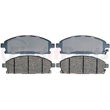 14D855ACH by ACDELCO - Ceramic Front Disc Brake Pad Set