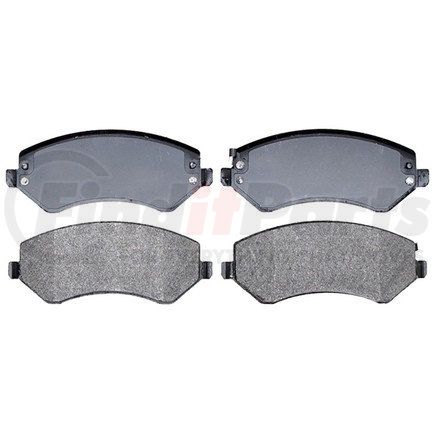 14D856M by ACDELCO - Semi-Metallic Front Disc Brake Pad Set with Wear Sensor