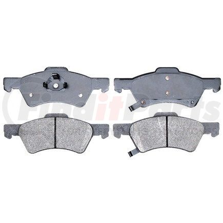 14D857M by ACDELCO - Semi-Metallic Front Disc Brake Pad Set with Wear Sensor