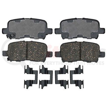 14D865CH by ACDELCO - Ceramic Rear Disc Brake Pad Set