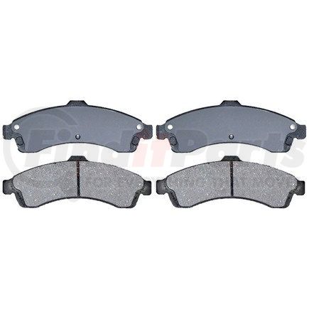 14D882CH by ACDELCO - Disc Brake Pad Set - Front, Ceramic, with Hardware