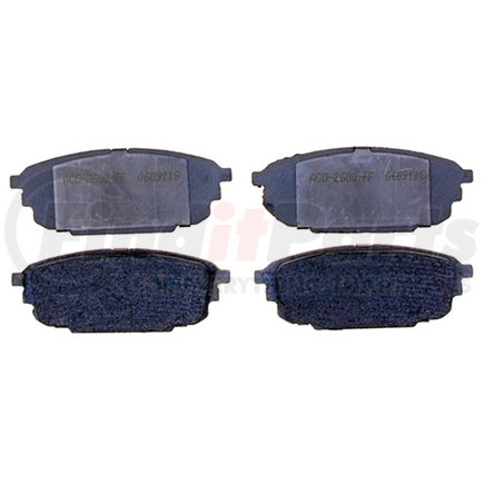 14D892 by ACDELCO - Semi-Metallic Rear Disc Brake Pad Set