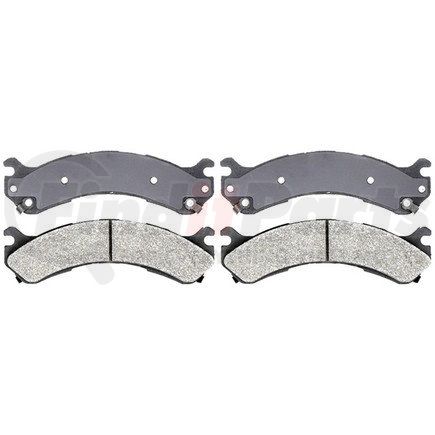 14D909CH by ACDELCO - Ceramic Rear Disc Brake Pad Set with Hardware