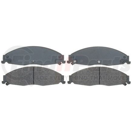 14D921CH by ACDELCO - Ceramic Front Disc Brake Pad Set with Hardware