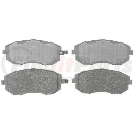 14D929M by ACDELCO - Semi-Metallic Front Disc Brake Pad Set with Wear Sensor