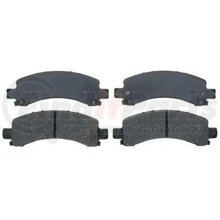 14D974CH by ACDELCO - Ceramic Rear Disc Brake Pad Set with Hardware