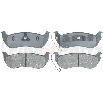 14D981CH by ACDELCO - Ceramic Rear Disc Brake Pad Set