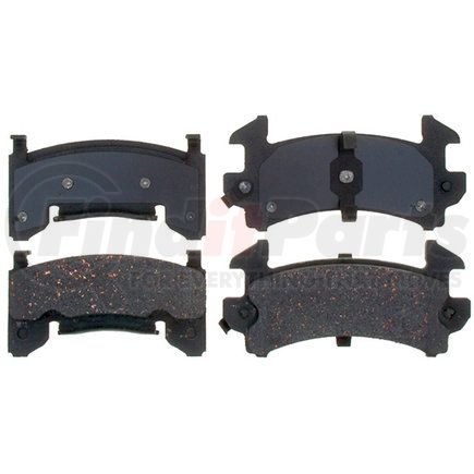14D988C by ACDELCO - Ceramic Front Disc Brake Pad Set with Wear Sensor
