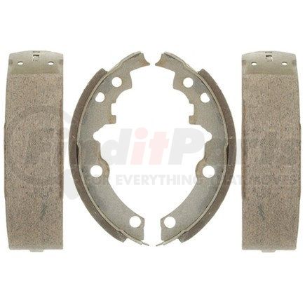 14553B by ACDELCO - Bonded Rear Brake Shoe Set