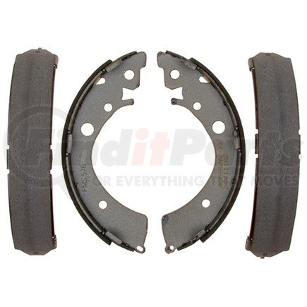 14576B by ACDELCO - Bonded Rear Brake Shoe Set