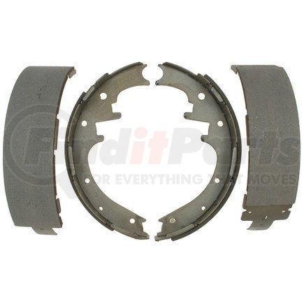 14705B by ACDELCO - Bonded Rear Brake Shoe Set