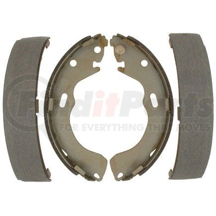 14760B by ACDELCO - Bonded Rear Brake Shoe Set