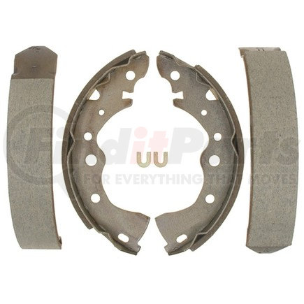 14779B by ACDELCO - Bonded Rear Brake Shoe Set with Hardware