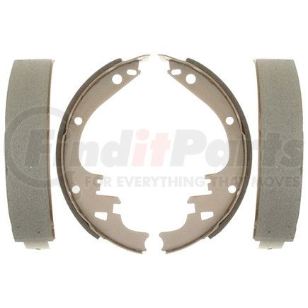 14462B by ACDELCO - Bonded Rear Brake Shoe Set