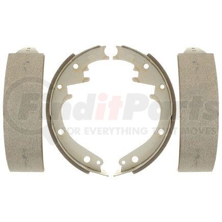 14473B by ACDELCO - Bonded Rear Brake Shoe Set