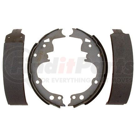 14514B by ACDELCO - Bonded Rear Brake Shoe Set