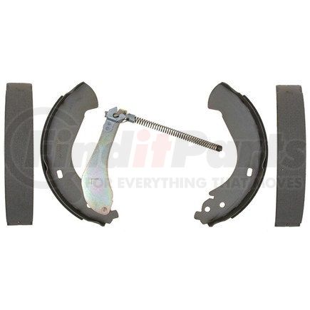 14815B by ACDELCO - Bonded Rear Brake Shoe Set with Lever