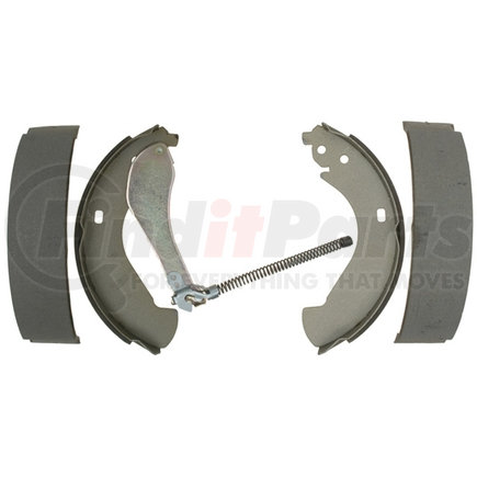 14855B by ACDELCO - Bonded Rear Brake Shoe Set with Lever