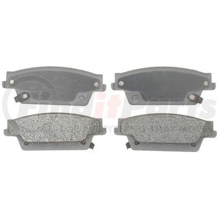 14D1020AM by ACDELCO - Semi-Metallic Rear Disc Brake Pad Set with Wear Sensor