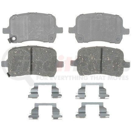 14D1028CH by ACDELCO - Ceramic Front Disc Brake Pad Set