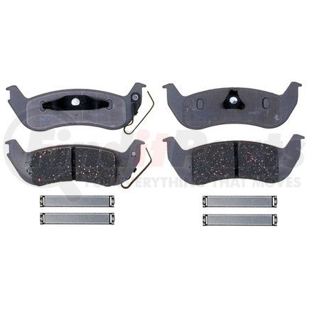 14D1040ACH by ACDELCO - Ceramic Rear Disc Brake Pad Set