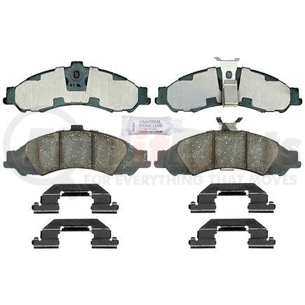 14D1043CH by ACDELCO - Ceramic Front Disc Brake Pad Set