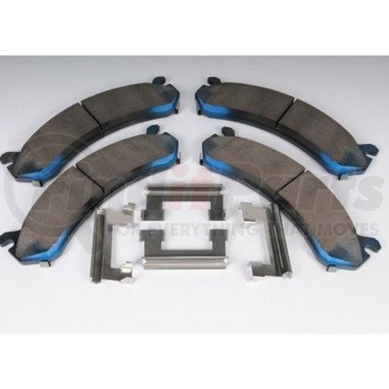 171-0977 by ACDELCO - Front Disc Brake Pad Kit with Brake Pads and Clips