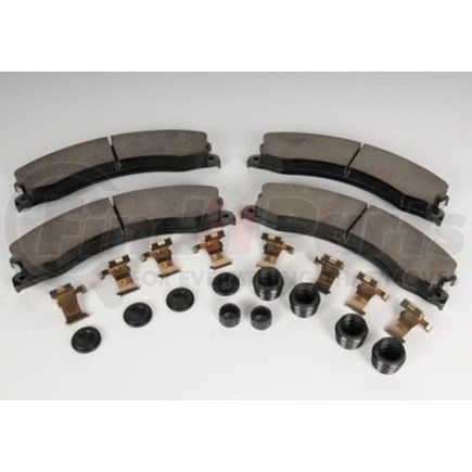 171-1023 by ACDELCO - Rear Disc Brake Pad Kit with Brake Pads, Clips, Seals, Bushings, and Caps