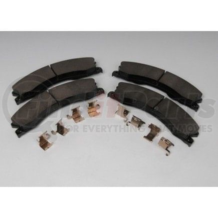 171-1032 by ACDELCO - Rear Disc Brake Pad Kit with Brake Pads and Clips