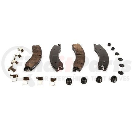 171-1139 by ACDELCO - Rear Disc Brake Pad Kit with Brake Pads, Clips, Boots, and Seals