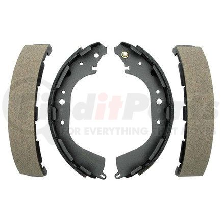 17631B by ACDELCO - Bonded Rear Drum Brake Shoe Set