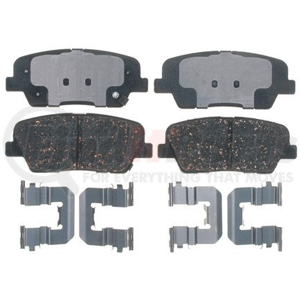 17D1284CH by ACDELCO - Ceramic Rear Disc Brake Pad Set