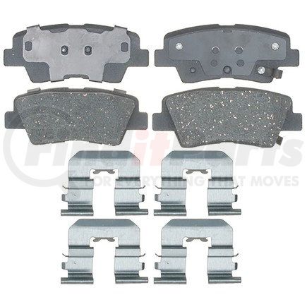 17D1544CH by ACDELCO - Ceramic Rear Disc Brake Pad Set