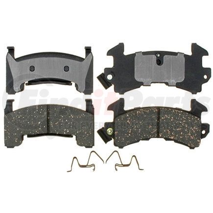 17D154MH by ACDELCO - Front Disc Brake Pad Set