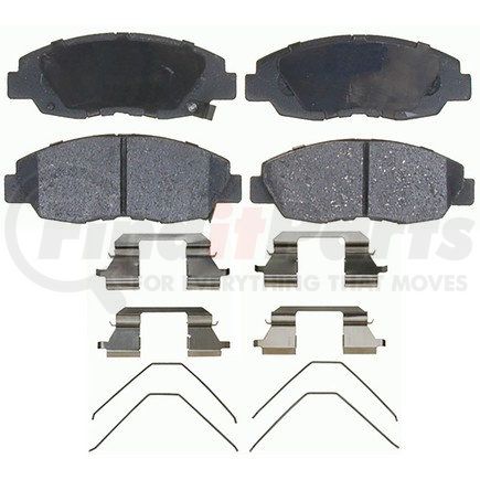 17D1578CH by ACDELCO - Ceramic Front Disc Brake Pad Set