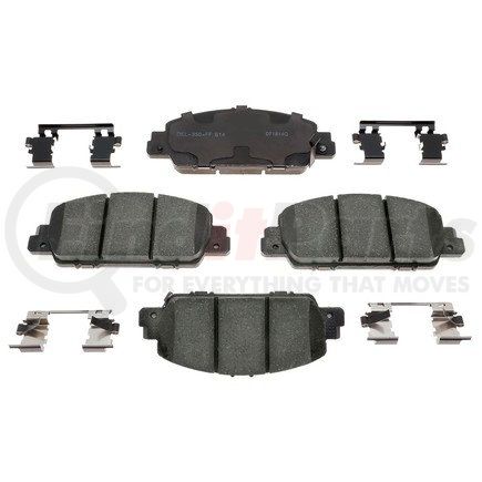 17D1654CH by ACDELCO - Ceramic Front Disc Brake Pad Set