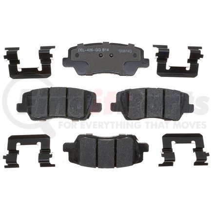 17D1659CH by ACDELCO - Ceramic Front Disc Brake Pad Set
