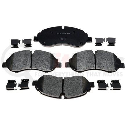 17D1774MH by ACDELCO - Semi-Metallic Front Disc Brake Pad Set