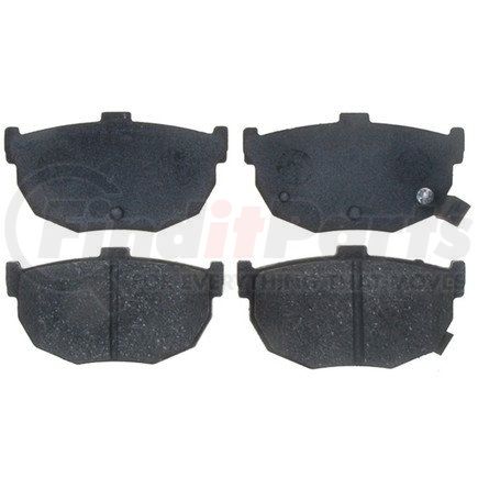 17D323A by ACDELCO - Organic Rear Disc Brake Pad Set