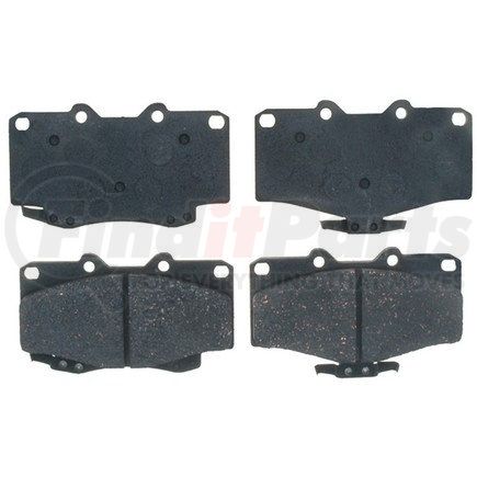 17D436AC by ACDELCO - Ceramic Front Disc Brake Pad Set