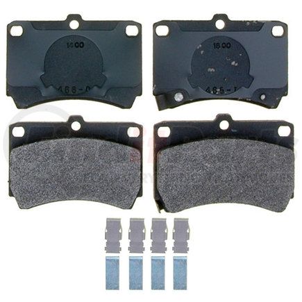 17D466MH by ACDELCO - Semi-Metallic Front Disc Brake Pad Set