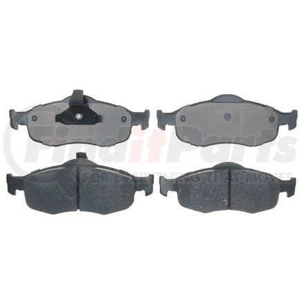 17D648C by ACDELCO - Ceramic Front Disc Brake Pad Set