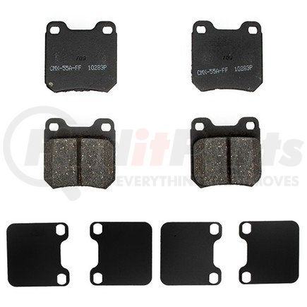 17D709AC by ACDELCO - Ceramic Rear Disc Brake Pad Set