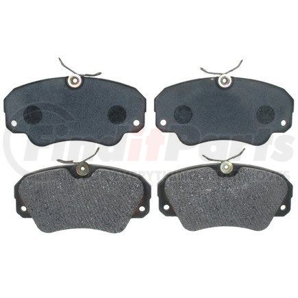 17D720M by ACDELCO - Semi-Metallic Front Disc Brake Pad Set