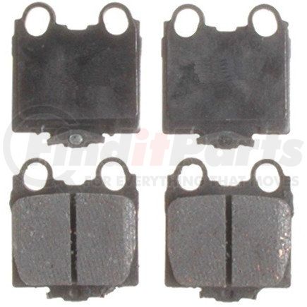 17D771C by ACDELCO - Ceramic Rear Disc Brake Pad Set