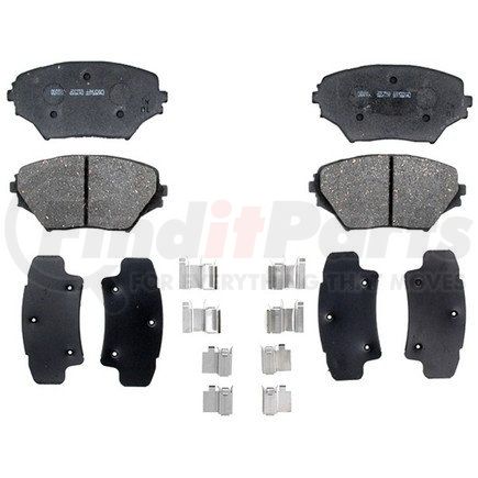17D862CH by ACDELCO - Ceramic Front Disc Brake Pad Set