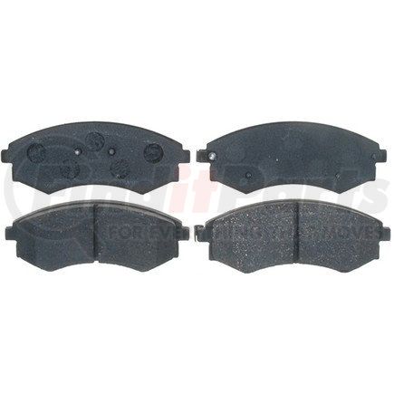 17D887C by ACDELCO - Ceramic Front Disc Brake Pad Set