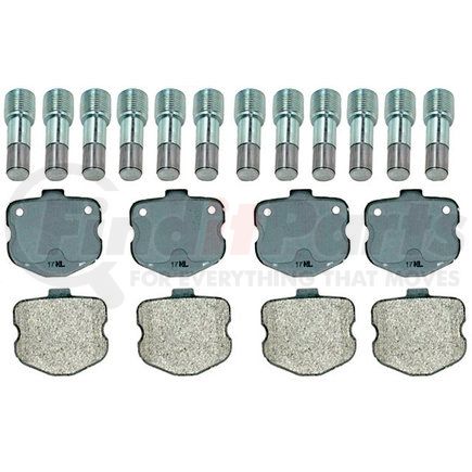 17D1185AMH by ACDELCO - Semi-Metallic Rear Disc Brake Pad Set