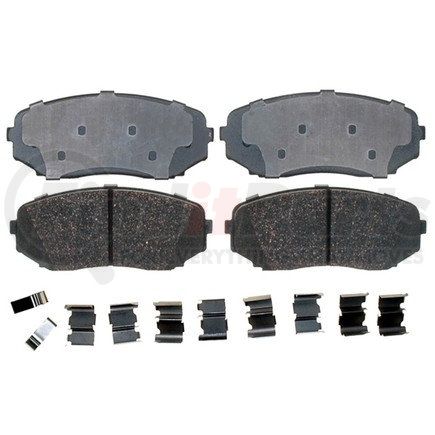 17D1258CH by ACDELCO - Ceramic Front Disc Brake Pad Set